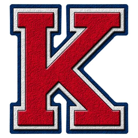 Pin by Deborah Fowler-Kyle on K is for KYLE | Varsity letter, Letter k ...