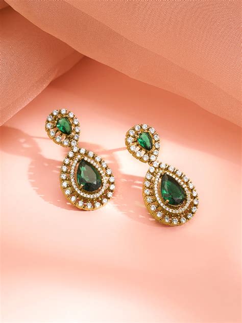 Royal Emerald Zirconia Layer Necklace Set – Rubans