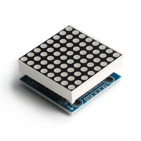 Led Dots MAX7219 Dot Matrix Display Module – 8x8 Red LED, 10pcs Pack ...