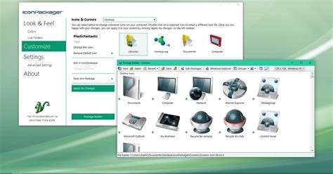 Customize your Windows Icons with IconPackager