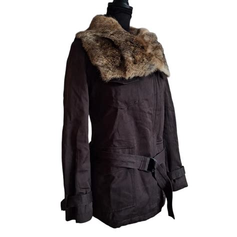 Parka Joseph Brown size 38 FR in Cotton - 63349434