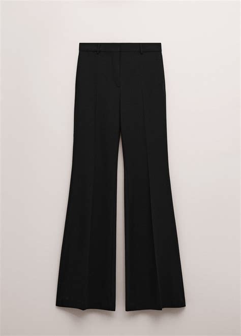 Mid-rise flare trousers - Women | MANGO Malta