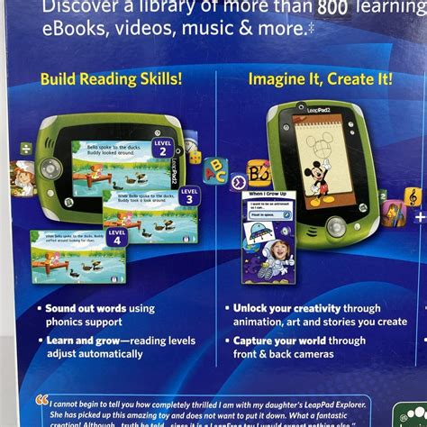 LeapFrog LeapPad 2 Explorer Learning System Tablet Educational Math ...