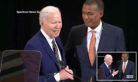 Excruciating moment Joe Biden summons black man by calling him 'Barack ...