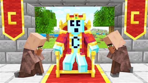 Starting as a lowly peasant and becoming the Minecraft king