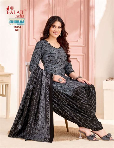Balaji Sui Dhaga Vol 11 Cotton Dress Material Wholesale Surat Catalogue ...