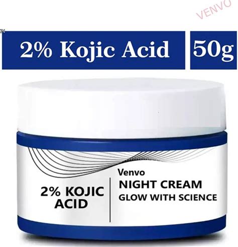 venvo Kojic Acid Night Cream | 2% Gentle Bright Formula - Price in ...