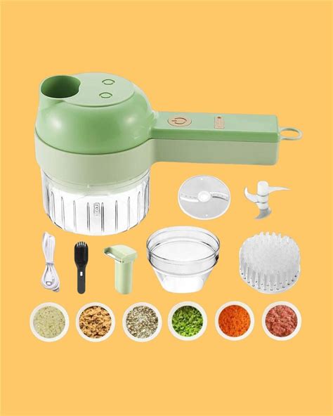4 in 1 Portable Electric Vegetable Cutter Set – ShopEasy24