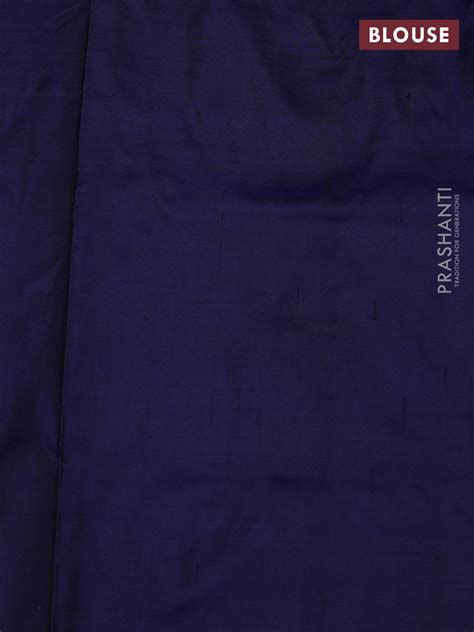 Pochampally silk saree navy blue with allover ikat weaves and long ika ...