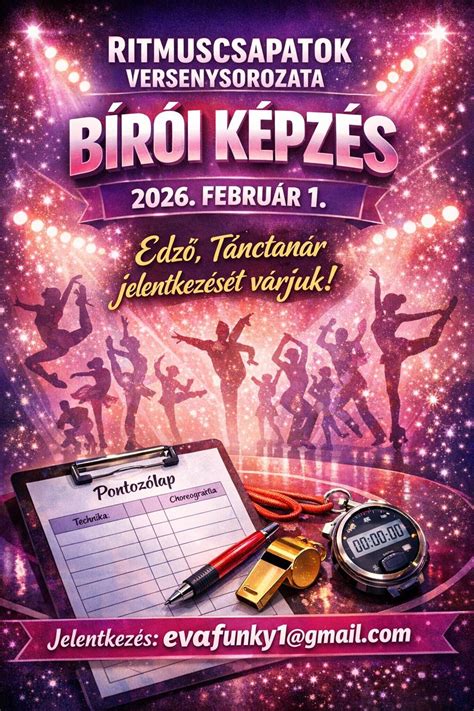 Ritmuscsapatok Bírói képzése és a 2026-os Hazai és nemzetközi szabály ...