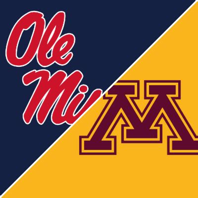 Minnesota 65-63 Ole Miss (22 Mar, 2026) Final Score - ESPN (IN)