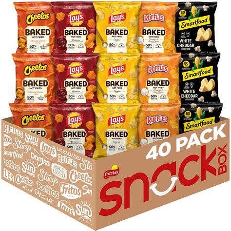 Frito-Lay Baked & Popped Mix Variety Pack, (Pack of 40) - Walmart.com