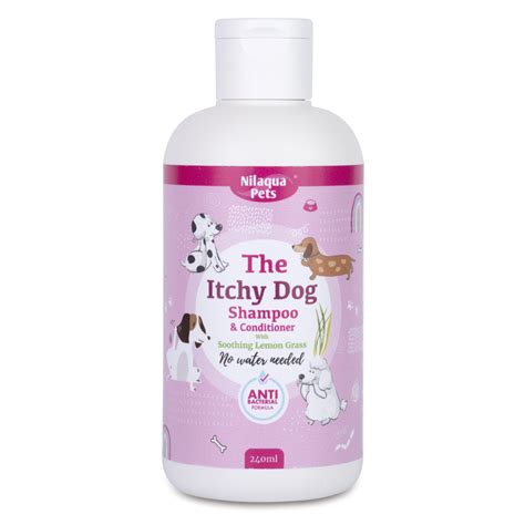 Itchy Dog Shampoo & Conditioner 240ml | No-Rinse Sensitive Skin Care ...