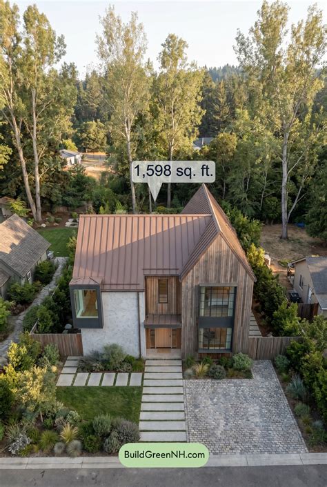 Two-story, 3 Bed, 2 Bath, 1,598 sq. ft. Modern House Floor Plans: The ...