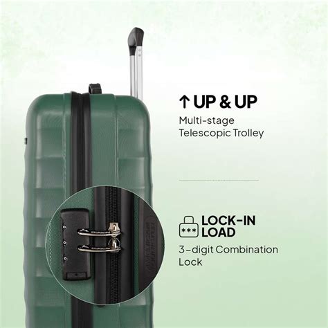 AMERICAN TOURISTER Barcelona 69 cm Hardsided Forest Green Medium Check ...