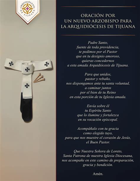 Arquidiócesis - ORACIÓN POR UN NUEVO ARZOBISPO PARA LA ARQUIDIÓCESIS DE ...