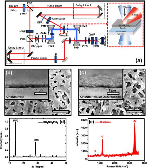 Ultrafast carrier response of CH3NH3PbI3/MoO3/graphene heterostructure ...
