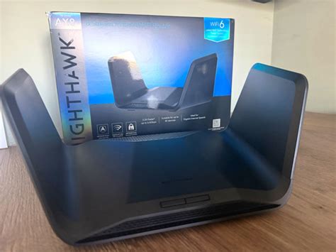 NETGEAR Nighthawk AX8 RAX70 AX6600 Tri-Band WiFi 6 Router 4-Port Black ...