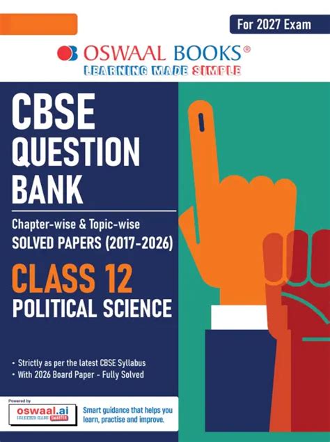 CBSE Class 12 Political Science Question Bank | Chapter & Topic-wise ...