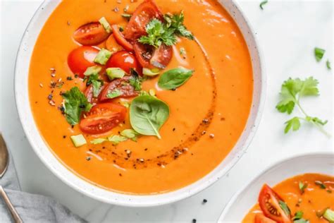 Chilled Gazpacho Soup: Healthy Italian Recipes - Bensrecipes