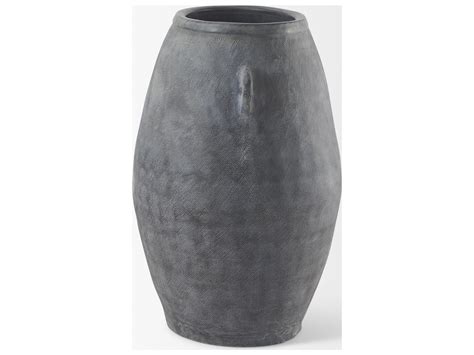 Mercana Zuma 27.2L x 20.5W x 31.9H Dark Gray Ceramic Floor Vase | 69798 ...