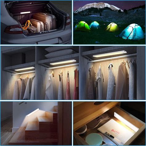 USB Rechargeable LED Motion Sensor Under Cabinet Light Strip Lamp