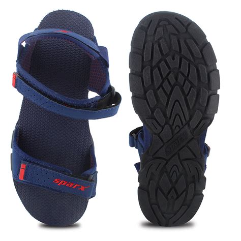 Sparx Navy Blue Red Sandals for Kids SS-119 | Sandals & Slippers Online ...