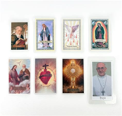 Laminated Catholic Prayer Cards | Spanish Version - Etsy