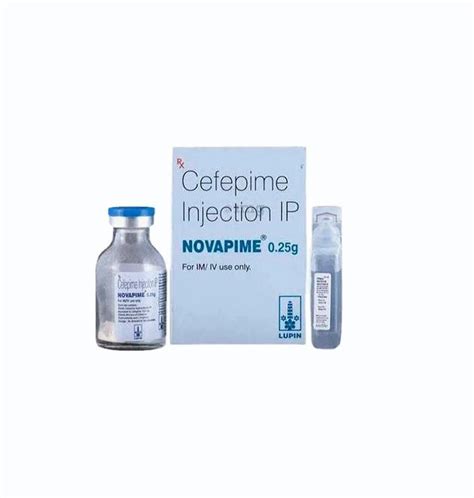 Novapime Cefepime Injection Dry Powder Vial (0.025 g) at ₹ 300/piece in ...