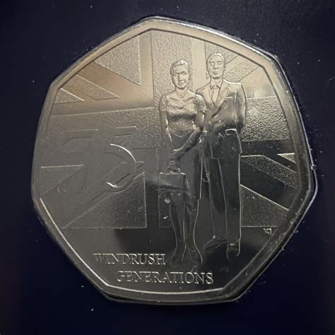 50p 2023 Uk Windrush Generation In Hand.... change checker | eBay UK