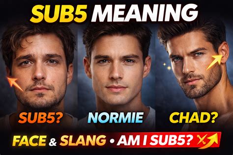 Sub5 Meaning: The Ultimate Guide (Slang, Face Traits, Test & Looksmaxxing) - Looksmaxxing Wiki