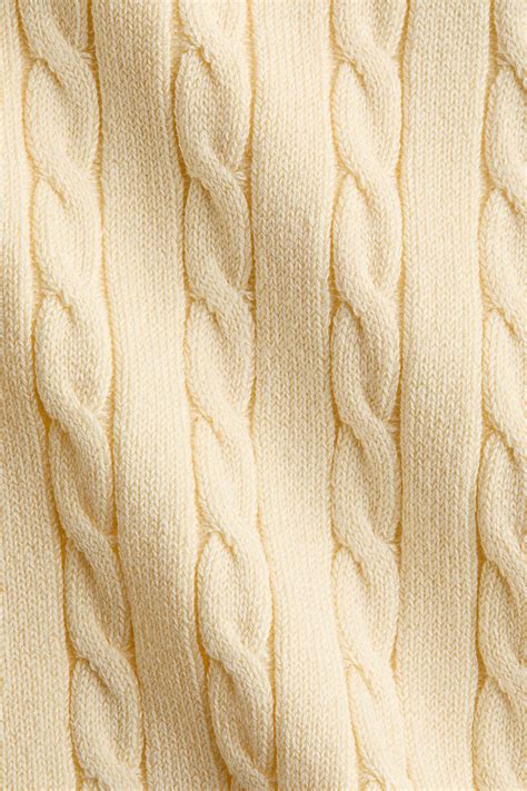 Cable-knit cardigan - Light yellow - Ladies | H&M IN