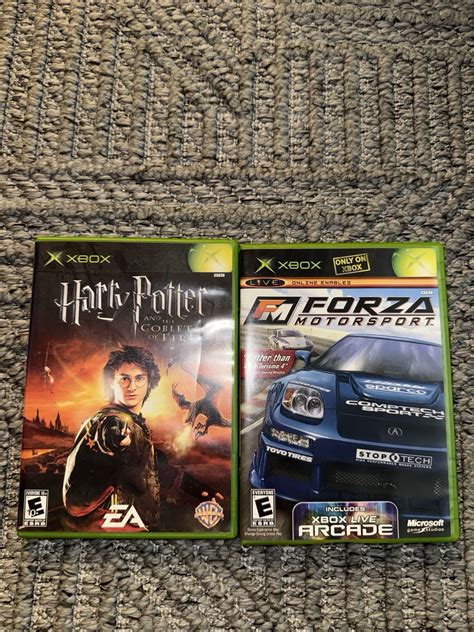 Microsoft Original Xbox Console Bundle 2 Logitech Controllers 2 Games ...