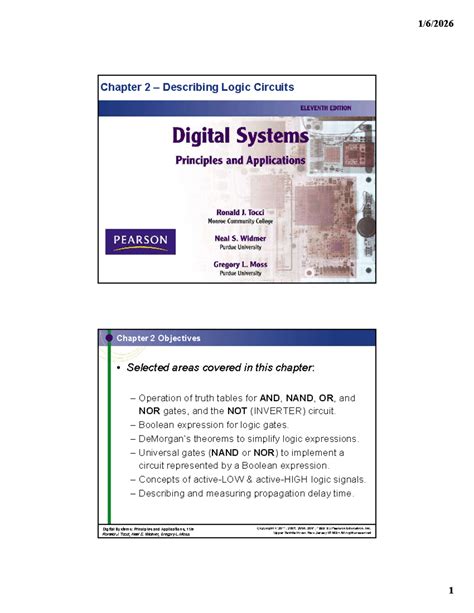 C2 - Logic Circuits: Truth Tables, Gates, and Boolean Operations - Studocu