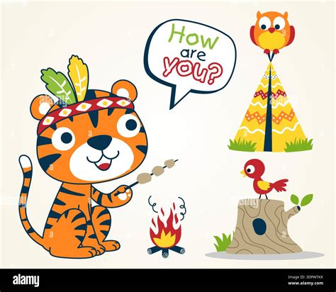 American indian with food Stock Vector Images - Alamy