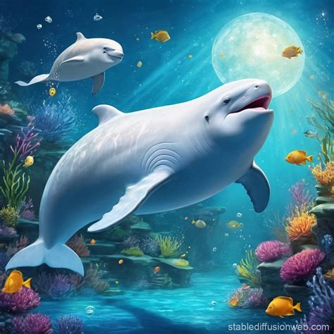 beluga whale simple Prompts | Stable Diffusion Online