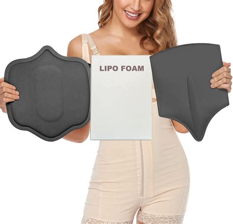 KUSMOO 3 Pack Lipo Foam Board Ab Board Post Surgery Liposuction Abdominal Flattening Compression ...