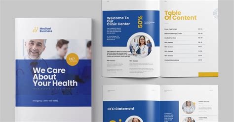Modern Medical Brochure, Print Templates ft. modern & brochure - Envato