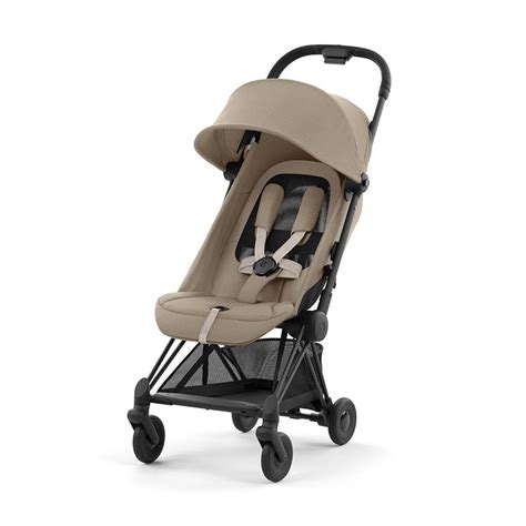 CYBEX Poussette ultra-compacte Coya matt black/cozy beige Soft Taupe ...