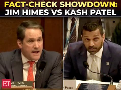 ‘You’re FBI chief; give me a guess’: Jim Himes fact checks Kash Patel ...