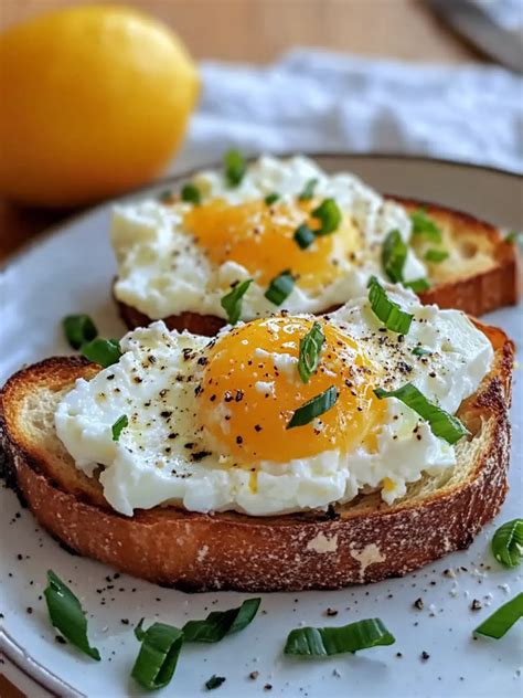 Delicious Easy 6-Ingredient Egg and Ricotta Toast for Breakfast ...