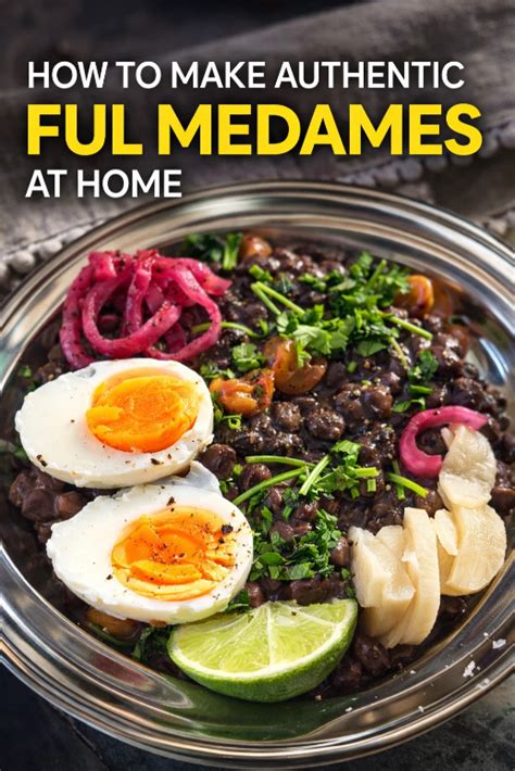 How to make authentic ful medames at home