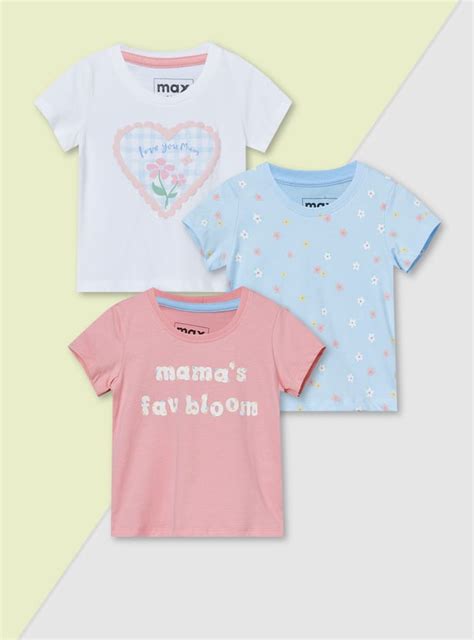 Buy Girls Printed T-shirts - Pack of 3 Online at just Rs. 399.0 ...