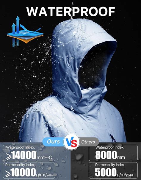 FREE SOLDIER Women’s Waterproof Ski Jacket Fleece Lined Warm Winter ...