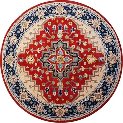 Buy AADI RUGS Hand Tufted NZ Wool Round Rug for Living Room New Zealand ...