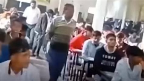 Bihar class 10 exams marred by chaos: Viral clip shows students scaling ...