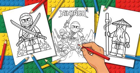 Ninjago Coloring Pages (Free Printable PDFs)