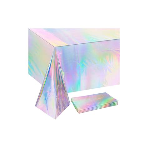 Table Cloth 2 Disposable Table Cover for Parties Dining Outdoor Indoor ...