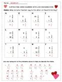 Subtracting Mixed Numbers with Like Denominators Worksheet with Riddle