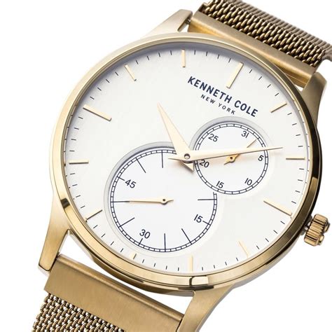 Buy Online Kenneth Cole Quartz Analog Champagne Dial Stainless Steel ...